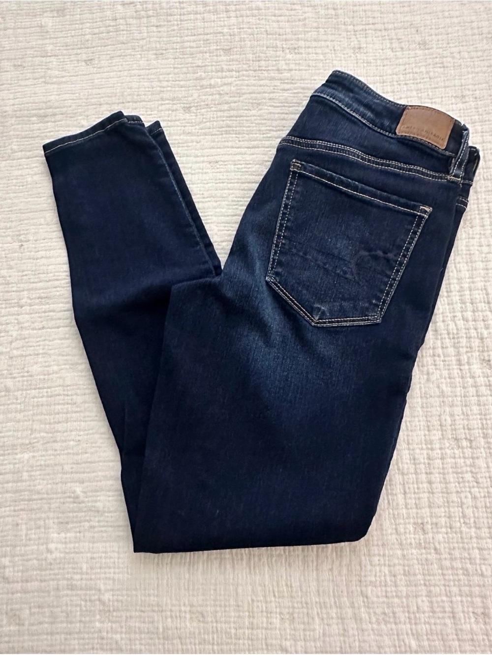 American Eagle Dark Indigo Jeggings - Deep Blue Stretch